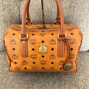 EUC MCM Cognac Alma/Doctors/ Boston Bag LEATHER…